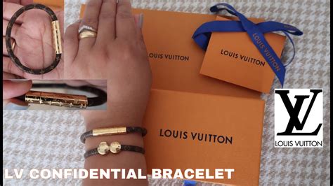 confidential bracelet lv|louis vuitton confidential bracelet.